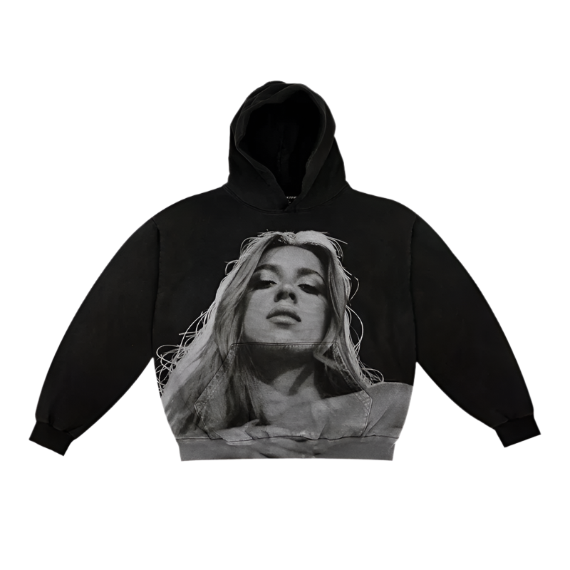 Tate McRae Tour Merch - Face Hoodie