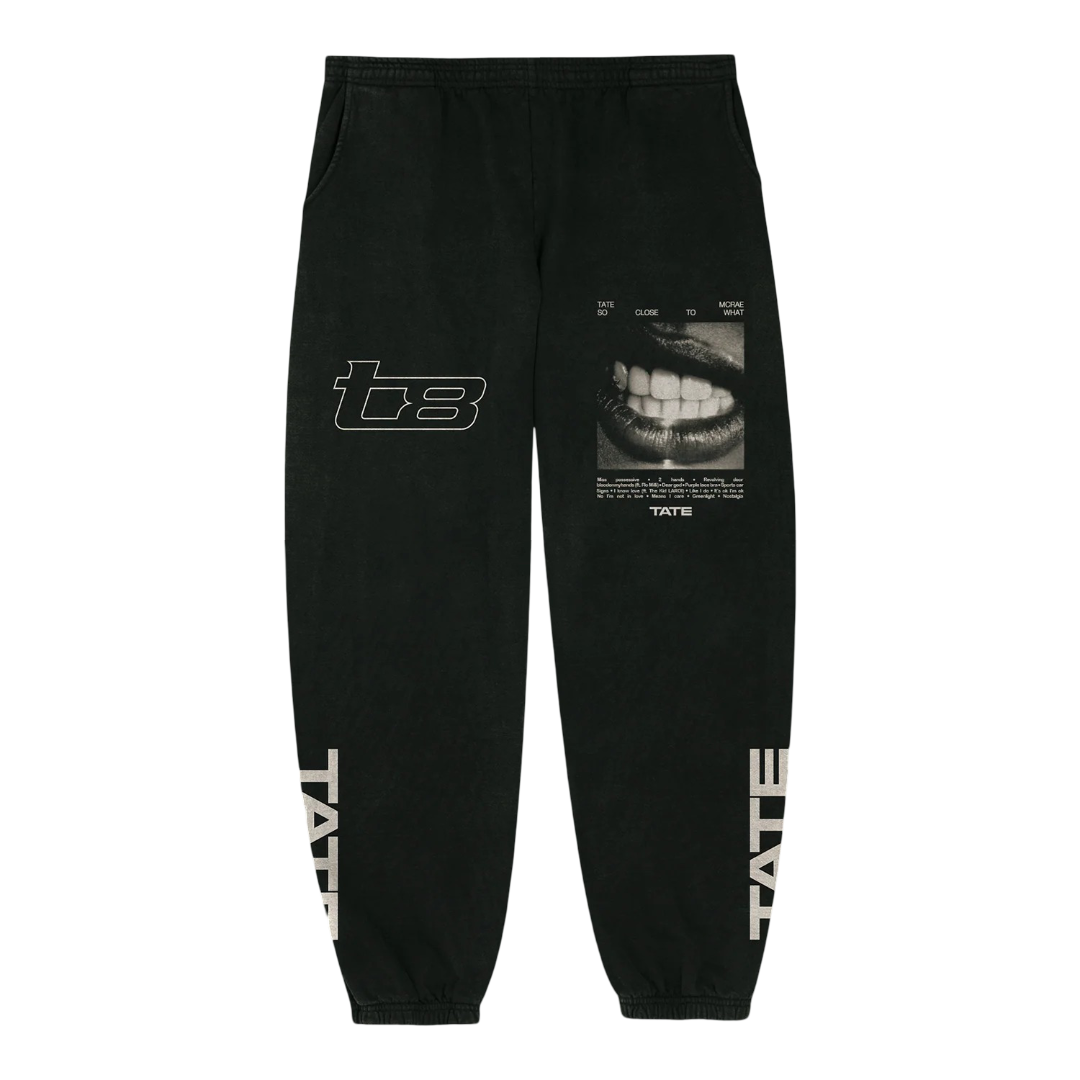 Tate McRae Tour Merch - T8 Lips Sweatpants